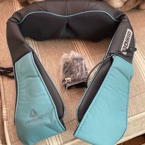 New in box -  Invospa multi- purpose Kneading Massager, blue/gray